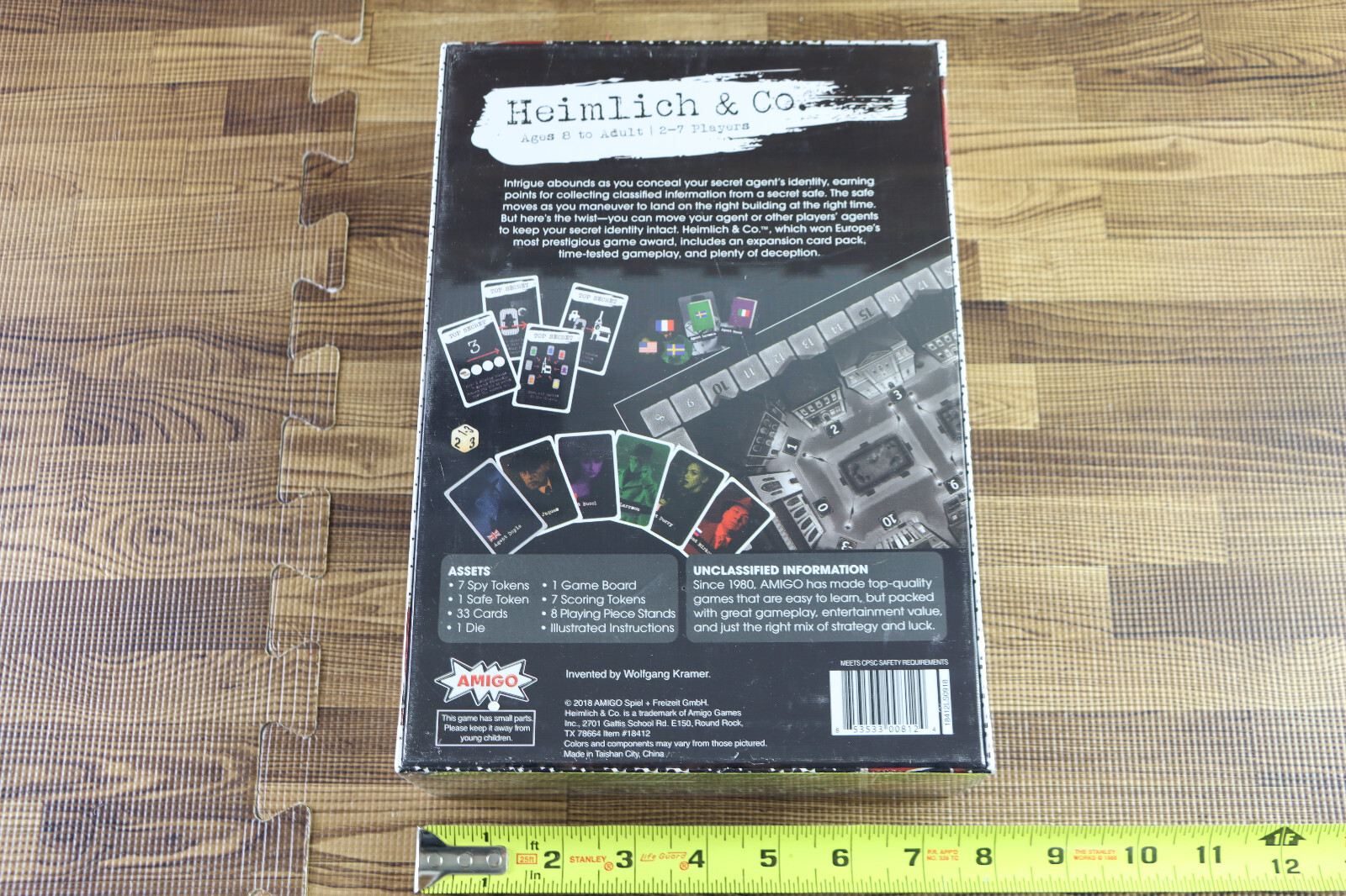 Heimlich & Co. The Spy Game Where Secrets Can Cost You Wolfgang Kramer SEALED