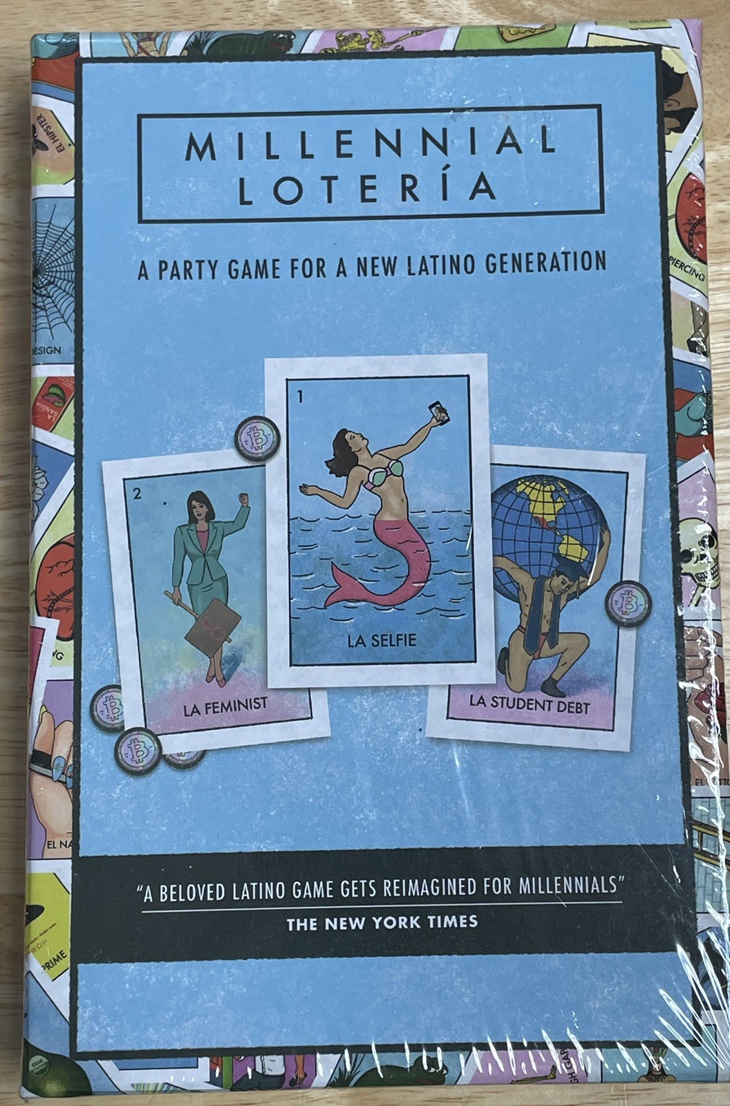 Millennial Loteria Game Family Fiesta Party Game for New Latino Generation NEW