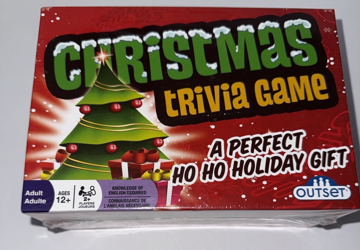 Christmas Trivia Game Ages 12+ A Perfect Ho Ho Holiday Gift by Outset