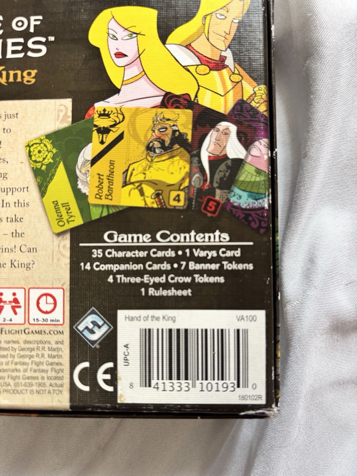 A Game of Thrones – Hand of the King -Whimsical Game of Wits Bruno Cathala 2016