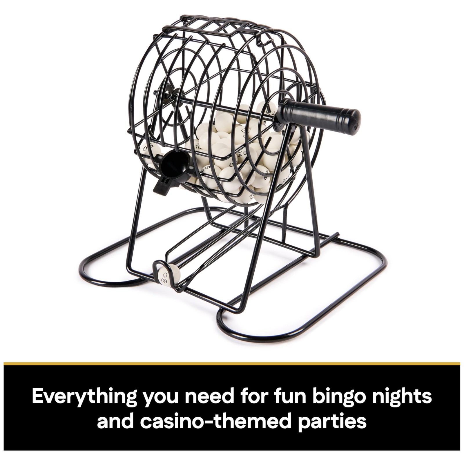 Bingo Game Cage Deluxe Metal Numbered Balls Cards Daubers Spin Master Games Ages