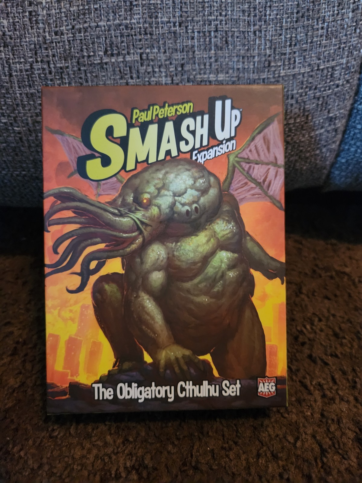**Open Box But NEW – Smash Up The Obligatory Cthulhu Expansion Game – AEG