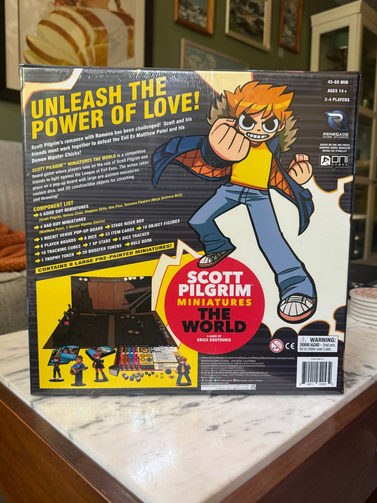 SET Renegade Game Studios Scott Pilgrim Miniatures Board Game Painted Minis