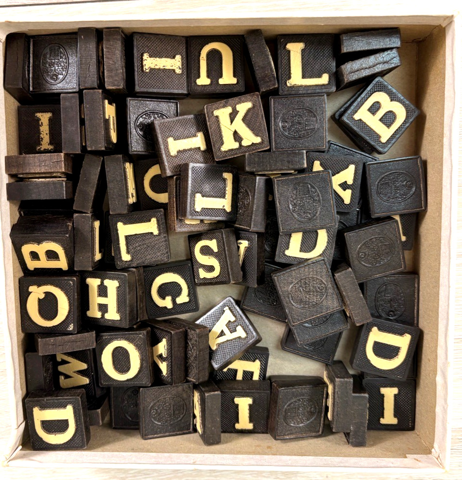 Vintage Anagrams Embossed Edition Word Game By Selchow & Righter Co