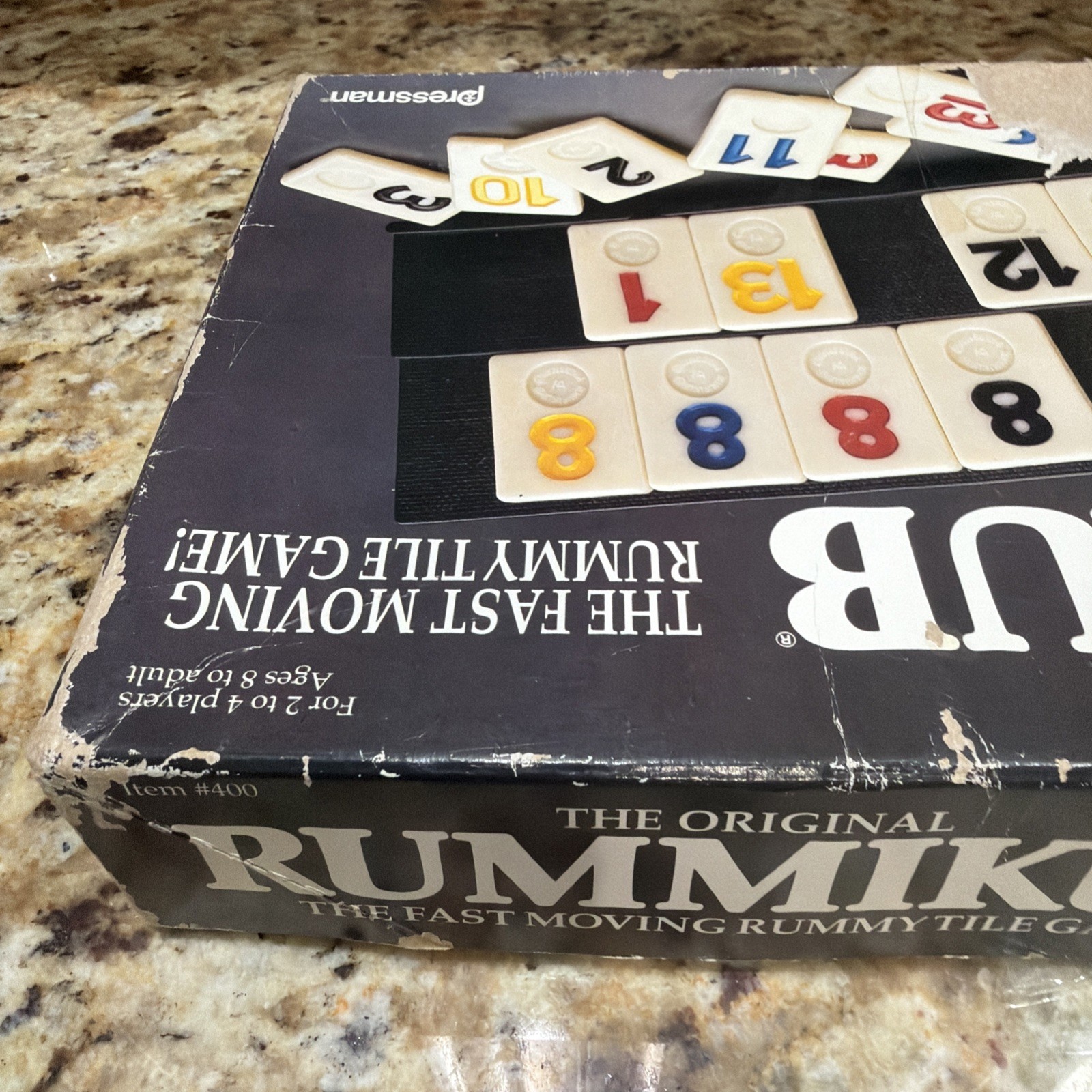 THE ORIGINAL RUMMIKUB RUMMY TILE GAME VINTAGE 1990 PRESSMAN 100% COMPLETE VTG