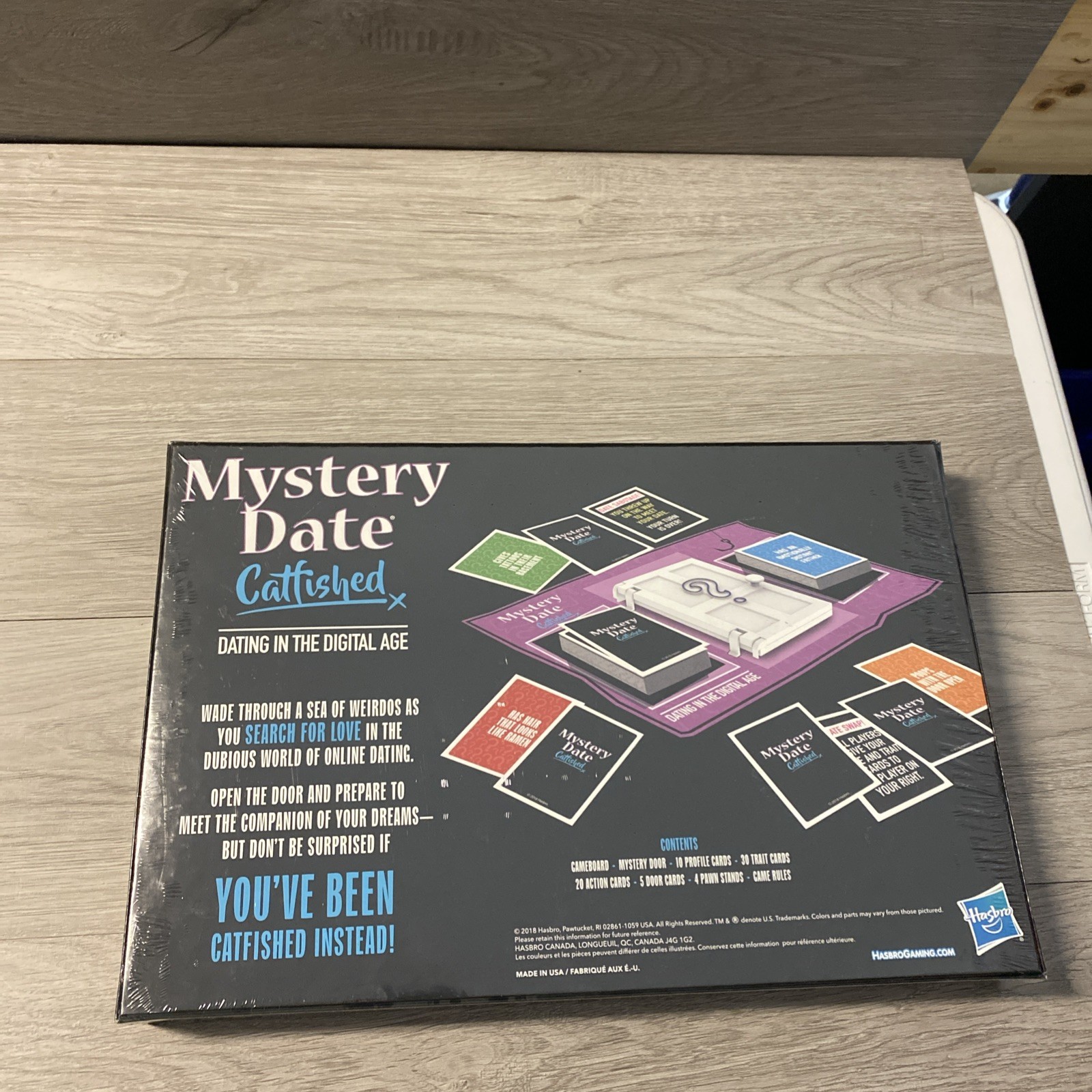 Hasbro Board Game Mystery Date Catfished Dating Adults Parody Classic NEW
