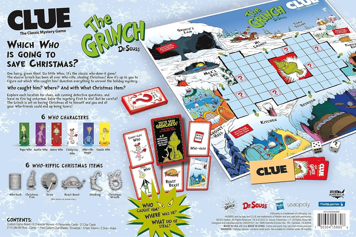 Discover Who Stole Christmas with CLUE: The Grinch Game – 60 Minutes of Fun