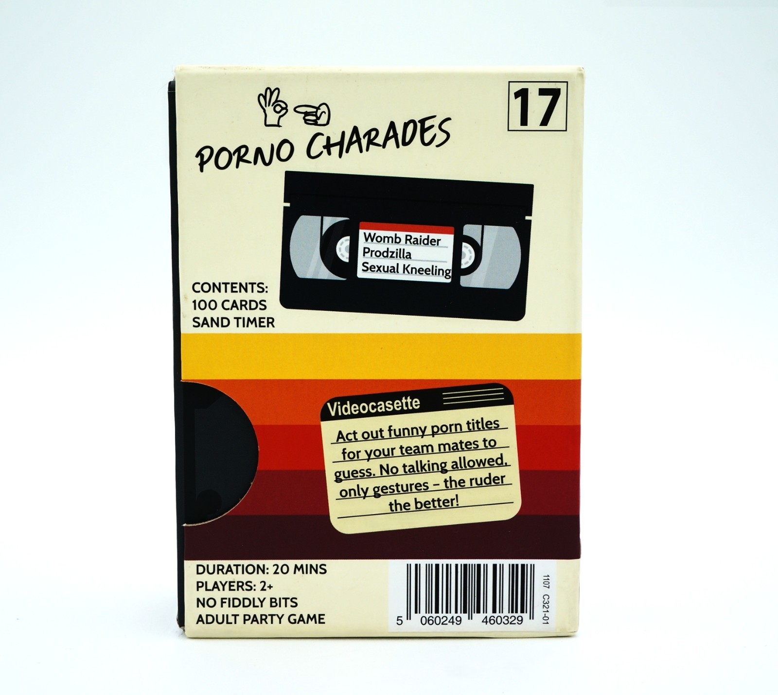 Porno Charades Adult Party Game 17+ 100 Cards Sand Timer Funny Game Night