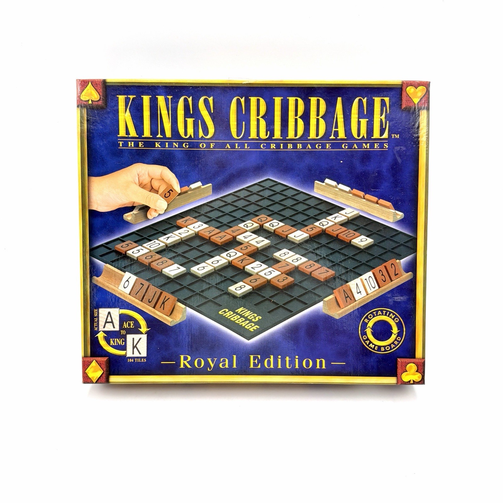 Kings Cribbage Royal Edition Board Game 100% Complete (2013, Everest) NEW – OPEN