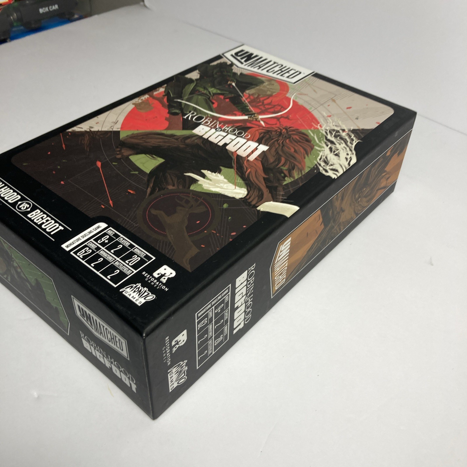Restoration Games – Unmatched: Robin Hood VS Bigfoot (2019) – COMPLETE! RARE