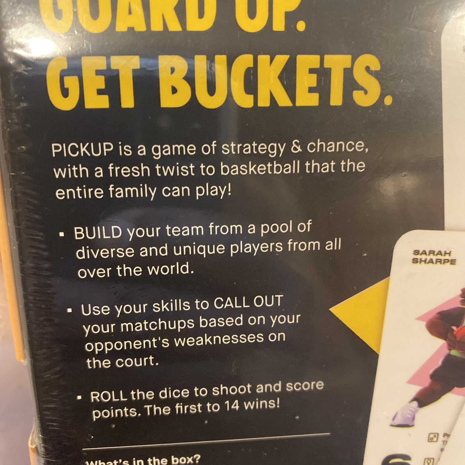 Pickup Basketball Card Game – Party Edition New & Sealed