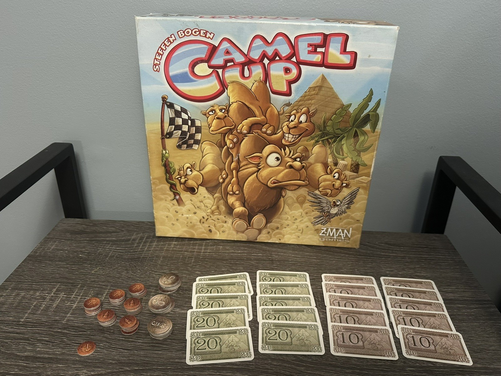 Camel Up Board Game First Edition Replacement Pieces Money Bills and Coins
