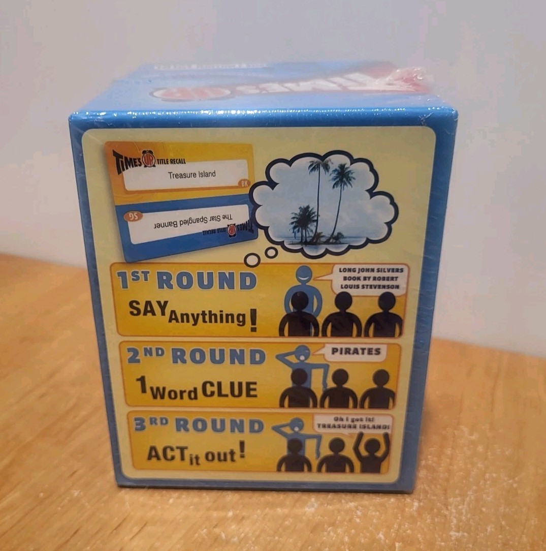 TIME’S UP Title Recall NEW SEALED 2017 Age 12+ R & R GAMES INC.