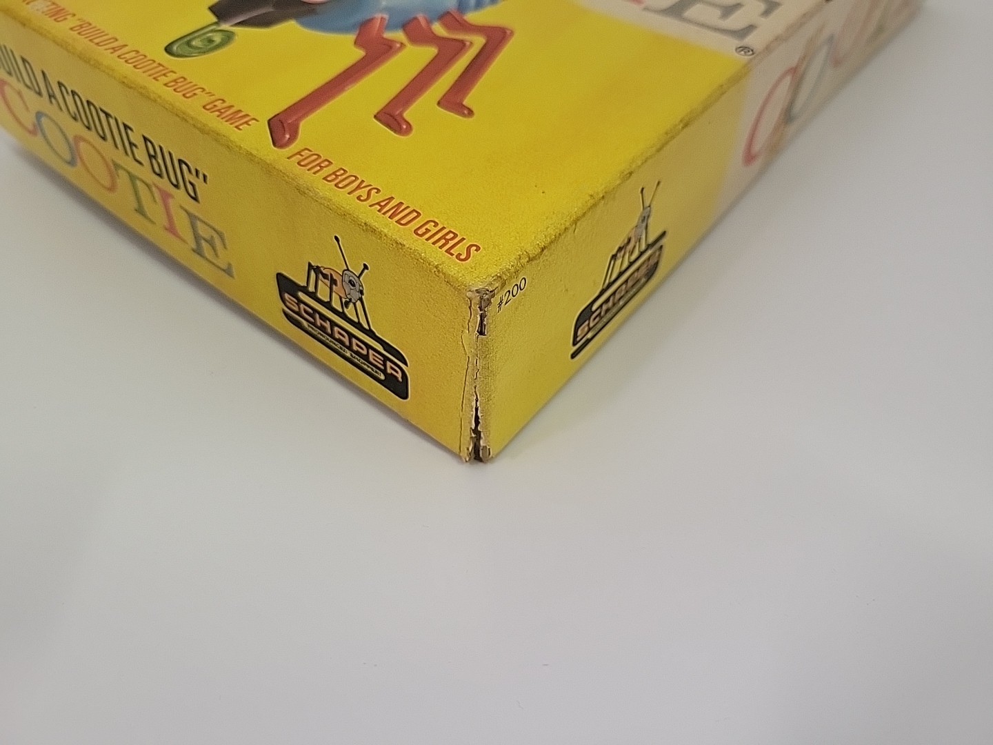 Vintage Cootie Board Game NEW & SEALED BOX Milton Bradley Original 1950s-60s NIB