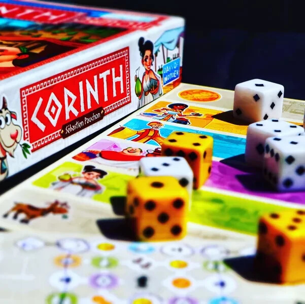 ⚱️🐐NIS Corinth Roll & Write Game – Be Number One in Mediterranean Trade!
