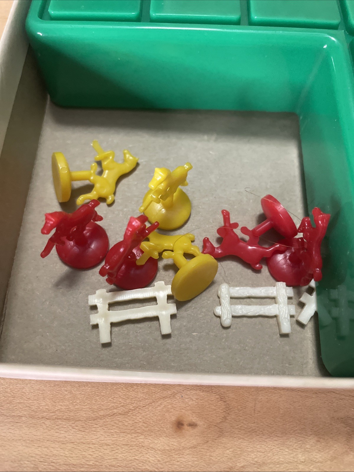 VTG Corral Western Game Schaper Horses Fences Strategy 1960s 2-4 Player Children