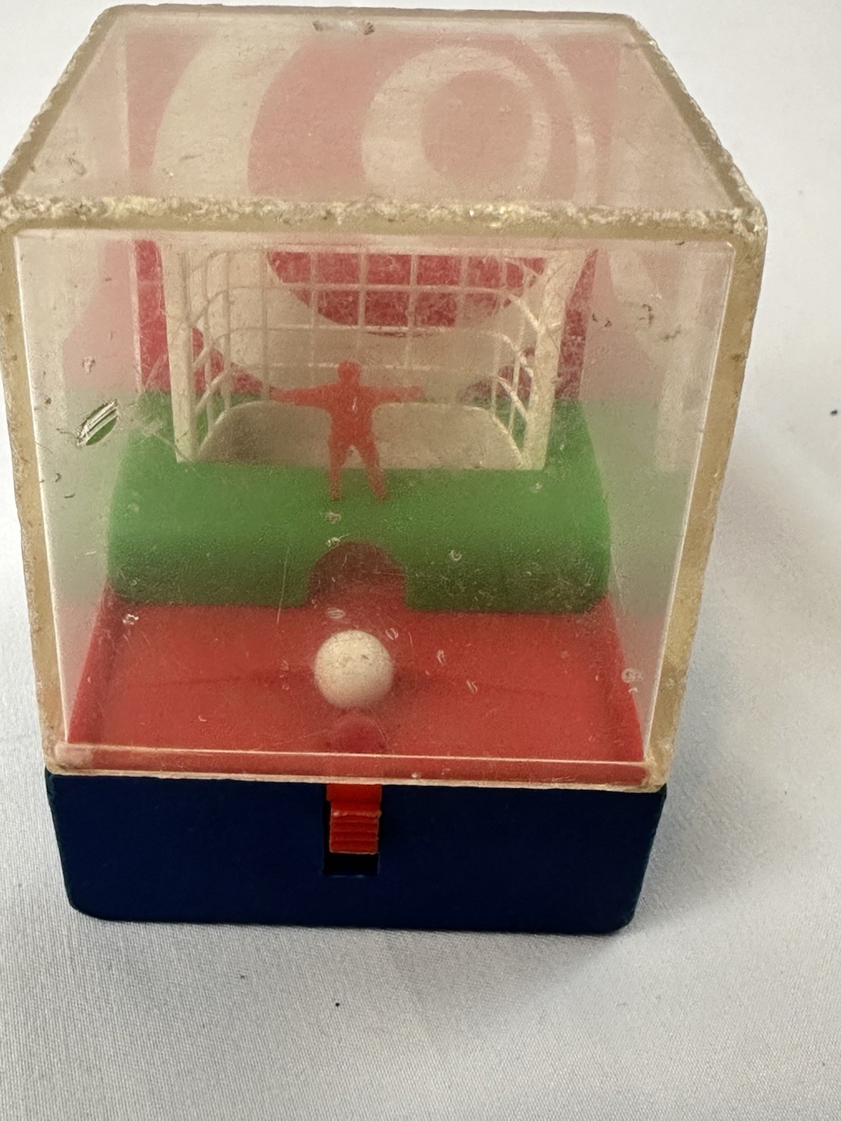 2 Vintage Ball Shooter Toy Game Tomy Pocket Space Invasion & Soccer Skill Shot