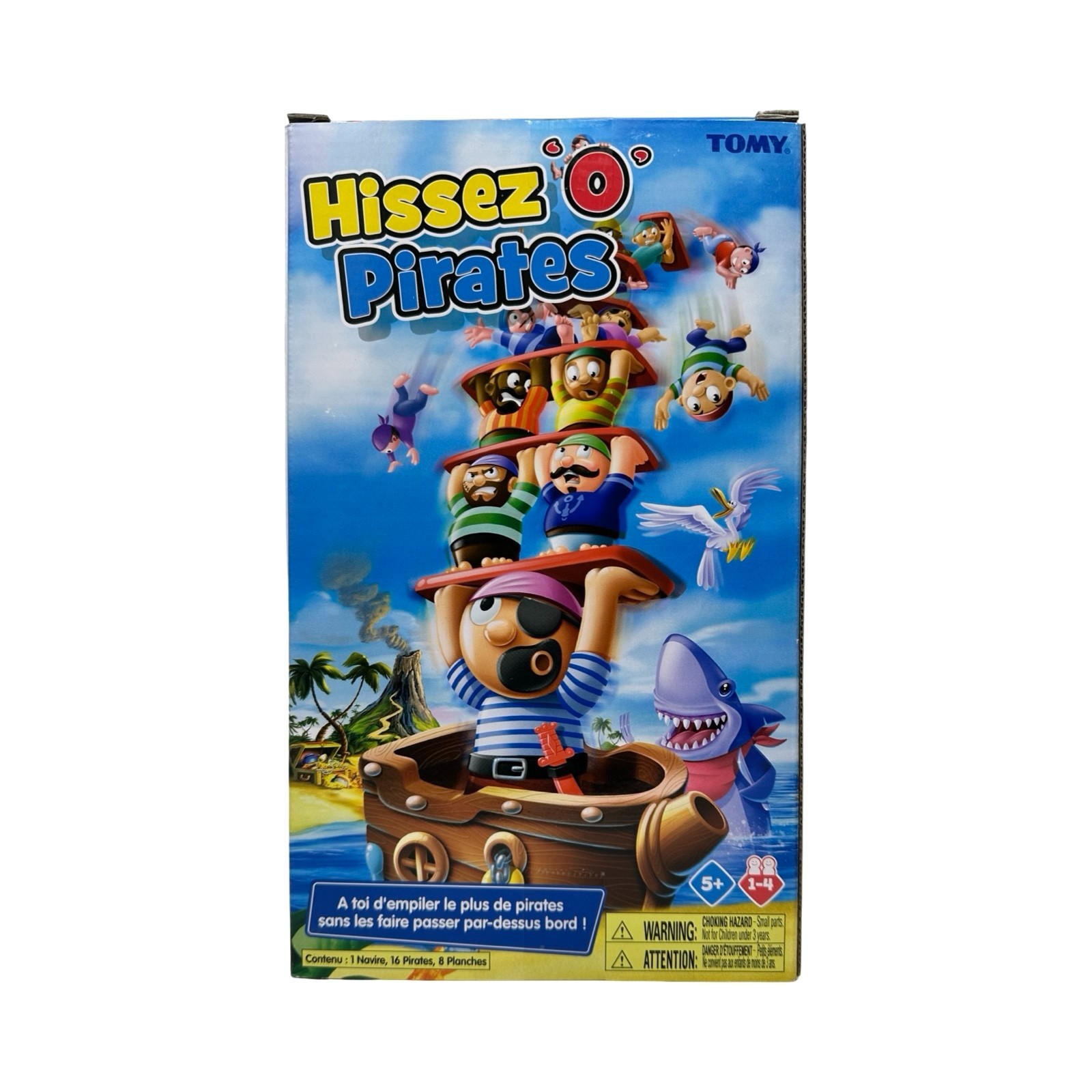 Tomy Pile Up Pirates Stacking Game 1-4 Players Ages 5+ Who’ll Rock the Boat?