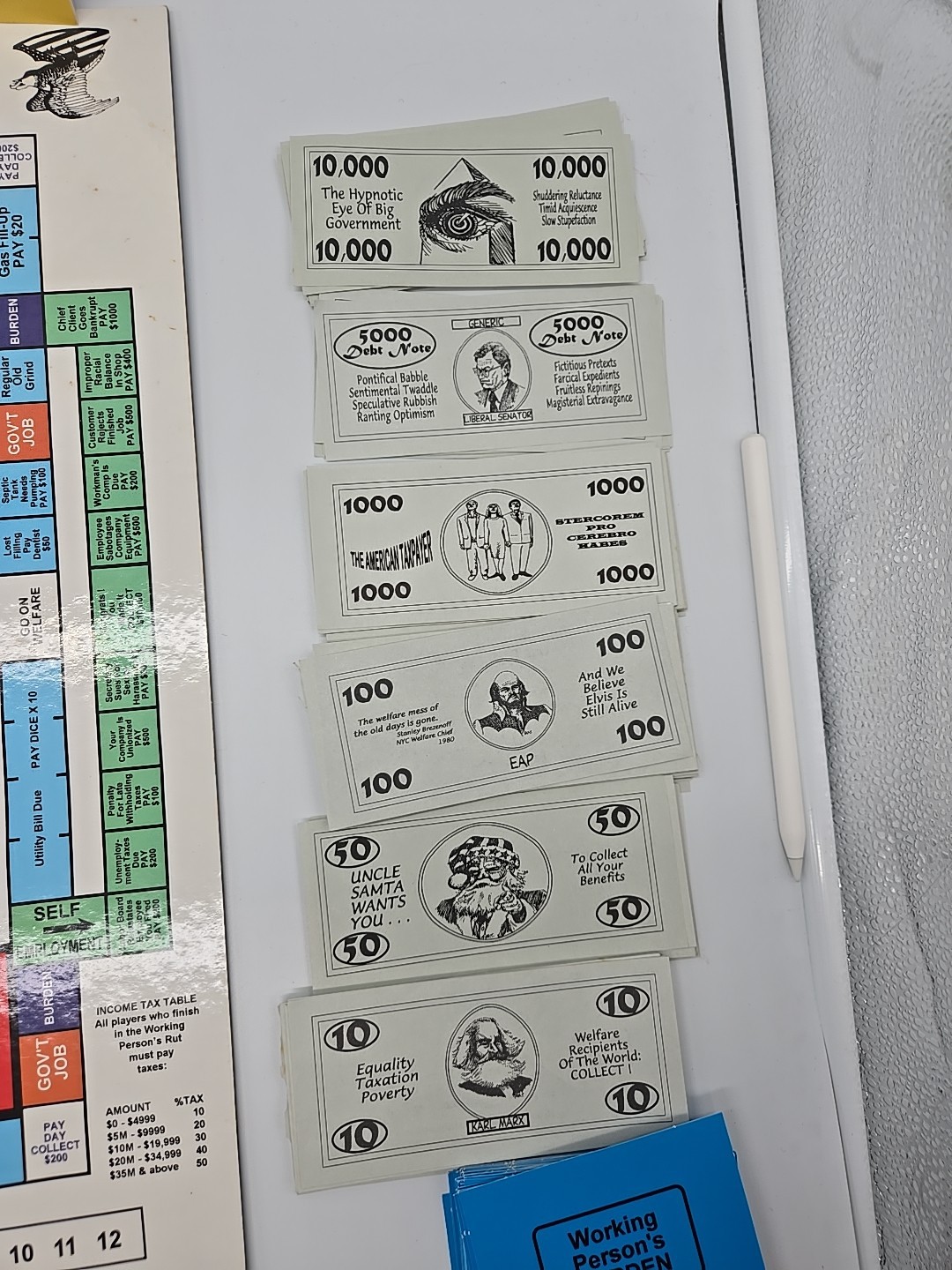 Public Assistance Capital Punishment Board Game 2 In 1 – 99.9% Complete 1994