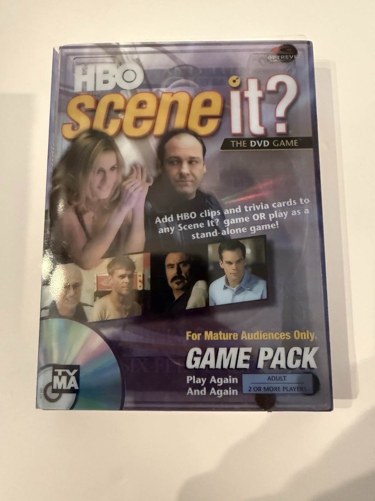 Optreve Screenlife HBO Scene It? DVD Game Pack Movie & TV Trivia Cards 17+ Party