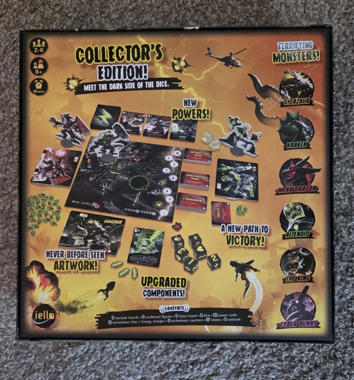 IELLO King of Tokyo: Dark Edition Limited Collectors Edition Complete