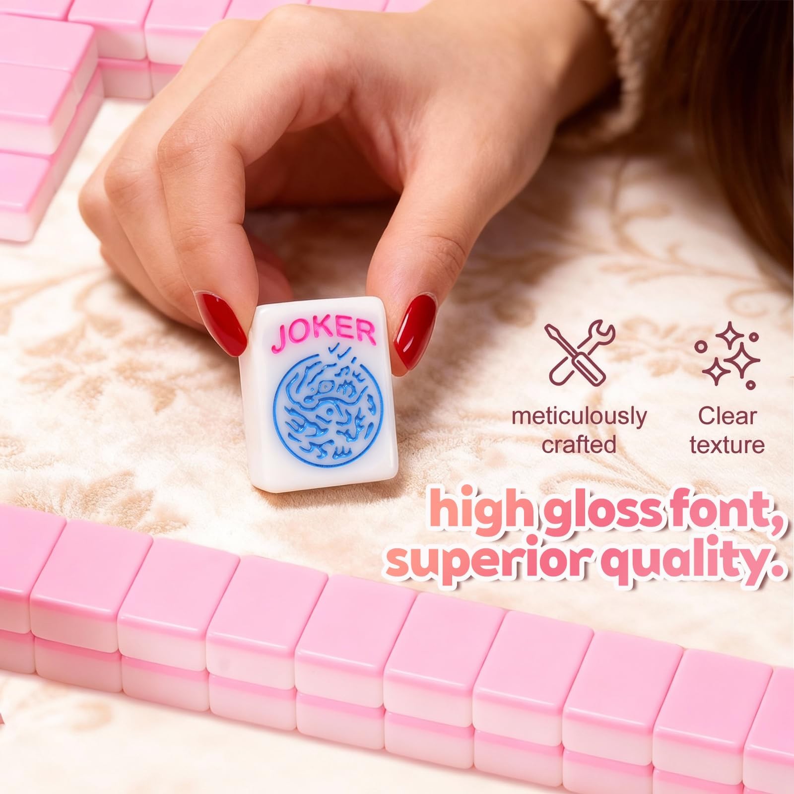 1.2-inch Premium Pink American 1.18 inches x 0.55 inches,