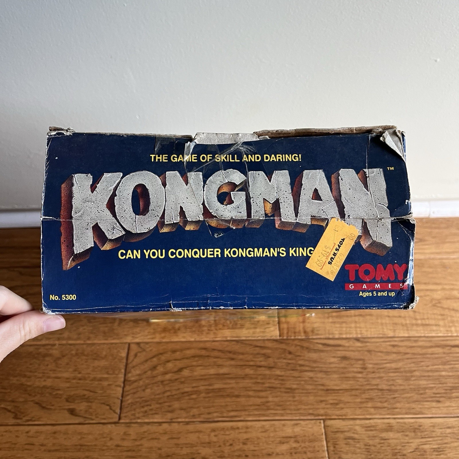 Vintage 1982 Tomy Kongman Game w Box Tested Battery Toy King Kong Marble Maze