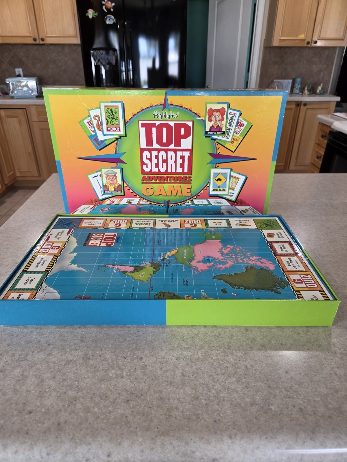 Top Secret Adventures Board Game Highlights 2005 Complete