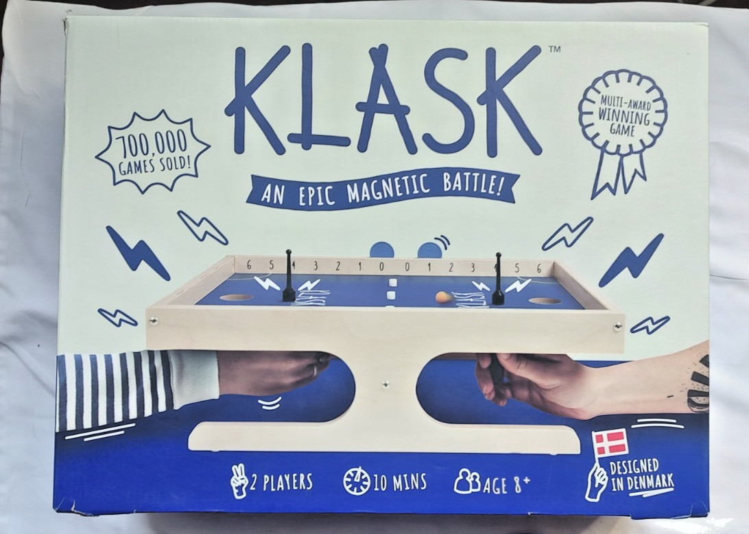 Klask Game – An Epic Magnetic Battle – Designed In Denmark (with spare parts)