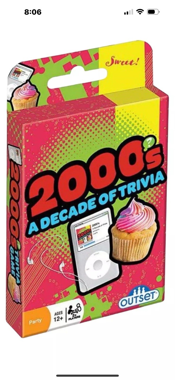 2000’s Trivia Game A Decade Of Trivia Card Game 2019 355 nostalgic trivia ?’s