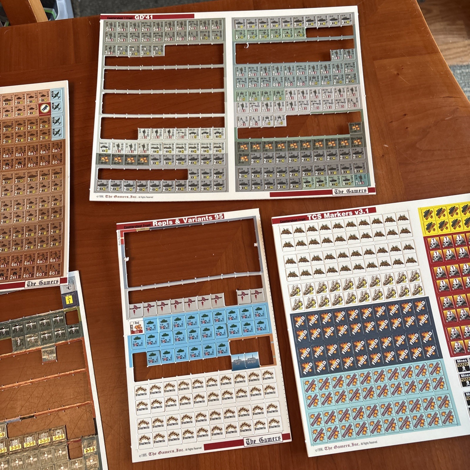 GD ’41 -INCOMPLETE- The Gamers, Multi-Man Publishing – Check Photos INCOMPLETE