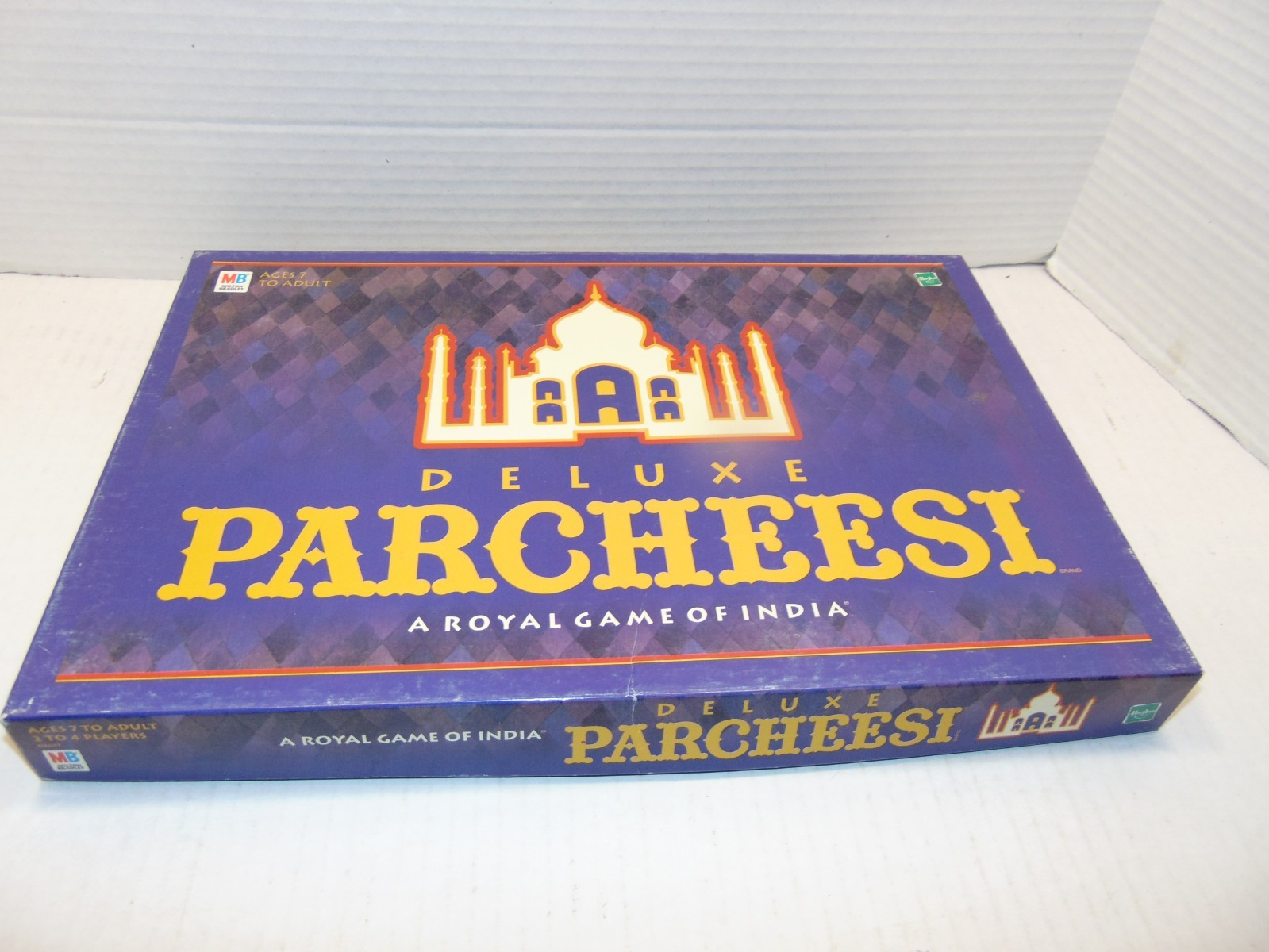 VINTAGE Deluxe Parcheesi COMPLETE Milton Bradley 1989 Classic Strategy