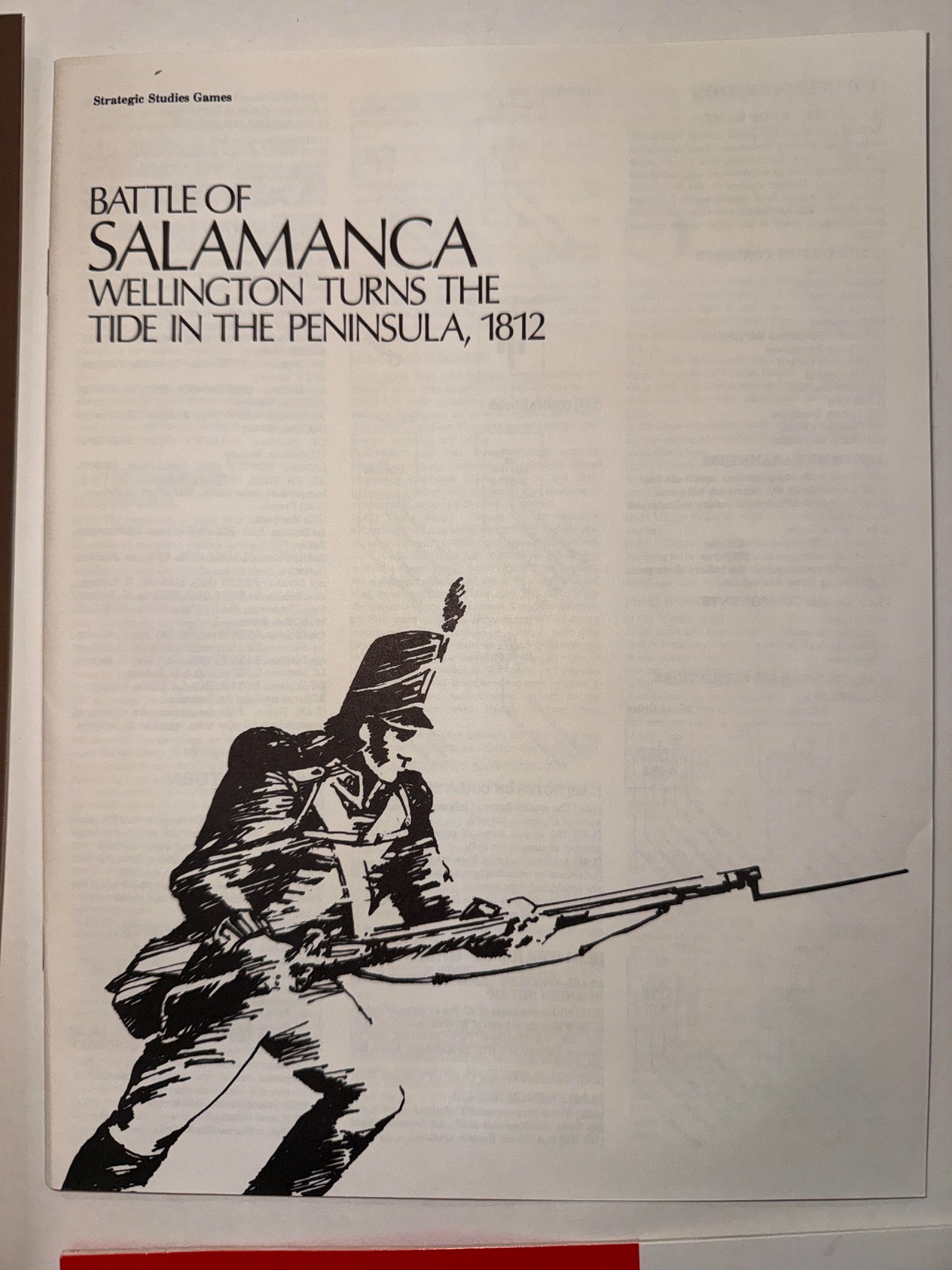 SSG Salamanca and Vittoria War Games Unpunched – Ziplock.