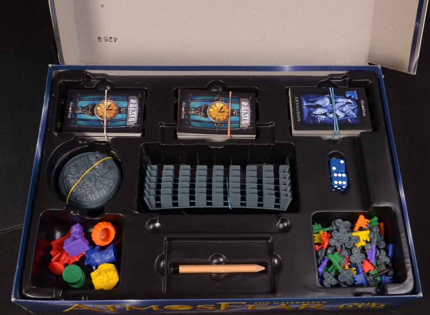 Pressman AtmosFear The Gatekeeper 2004 DVD Board Game 100% Complete