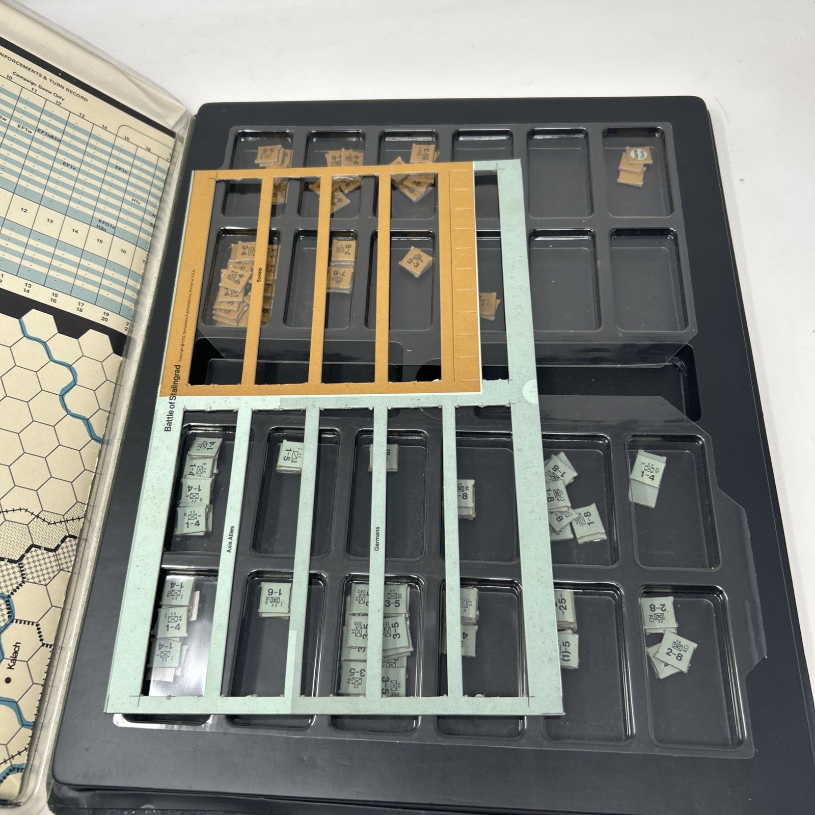 SPI Wargame Turning Point – The Battle of Stalingrad Tray Punched Copy