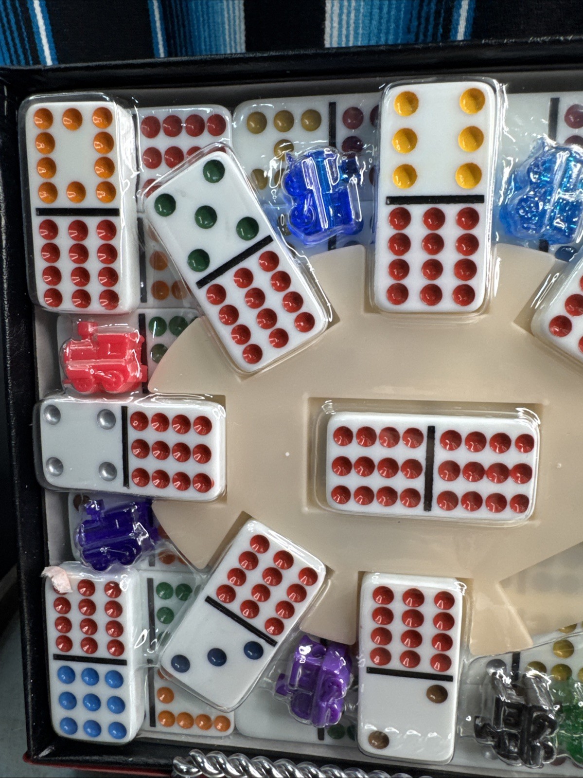 New Mexican Train Double Twelve Dominoes Set of 91-NOS