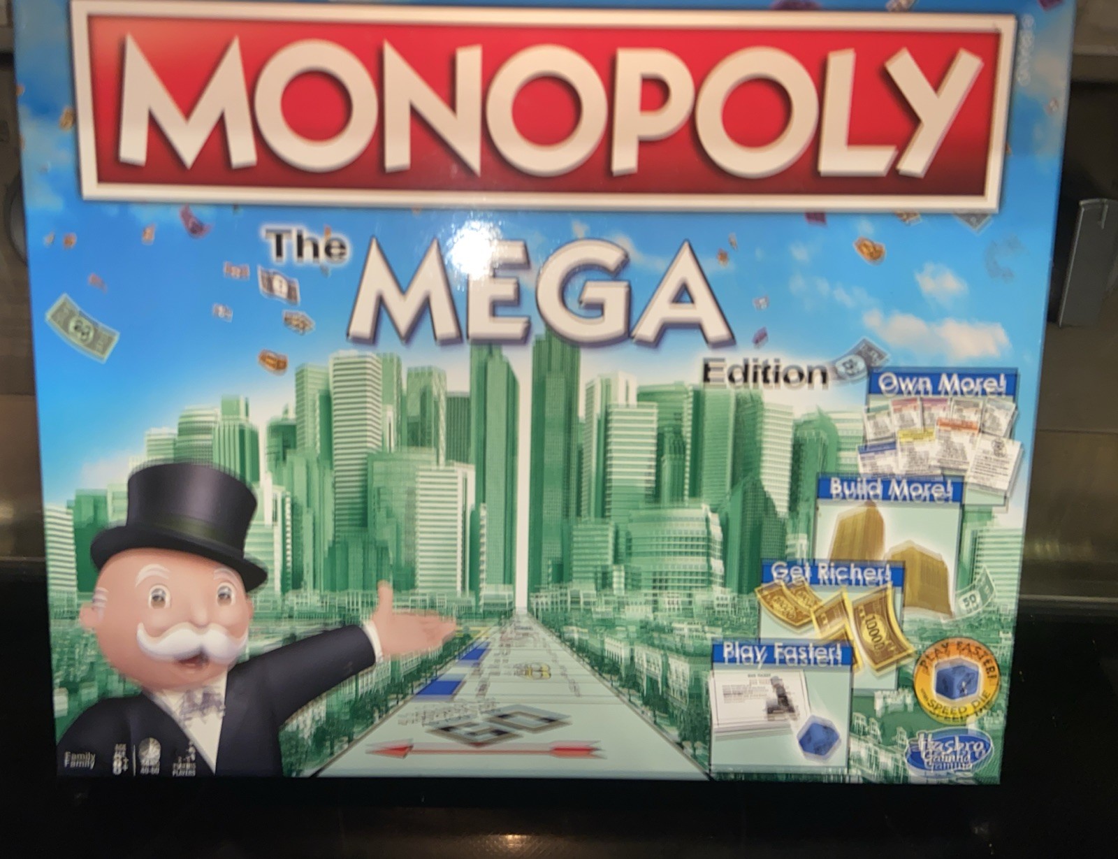 2023 Monopoly The Mega Edition Board Game Complete Clean 2 To 8 Players