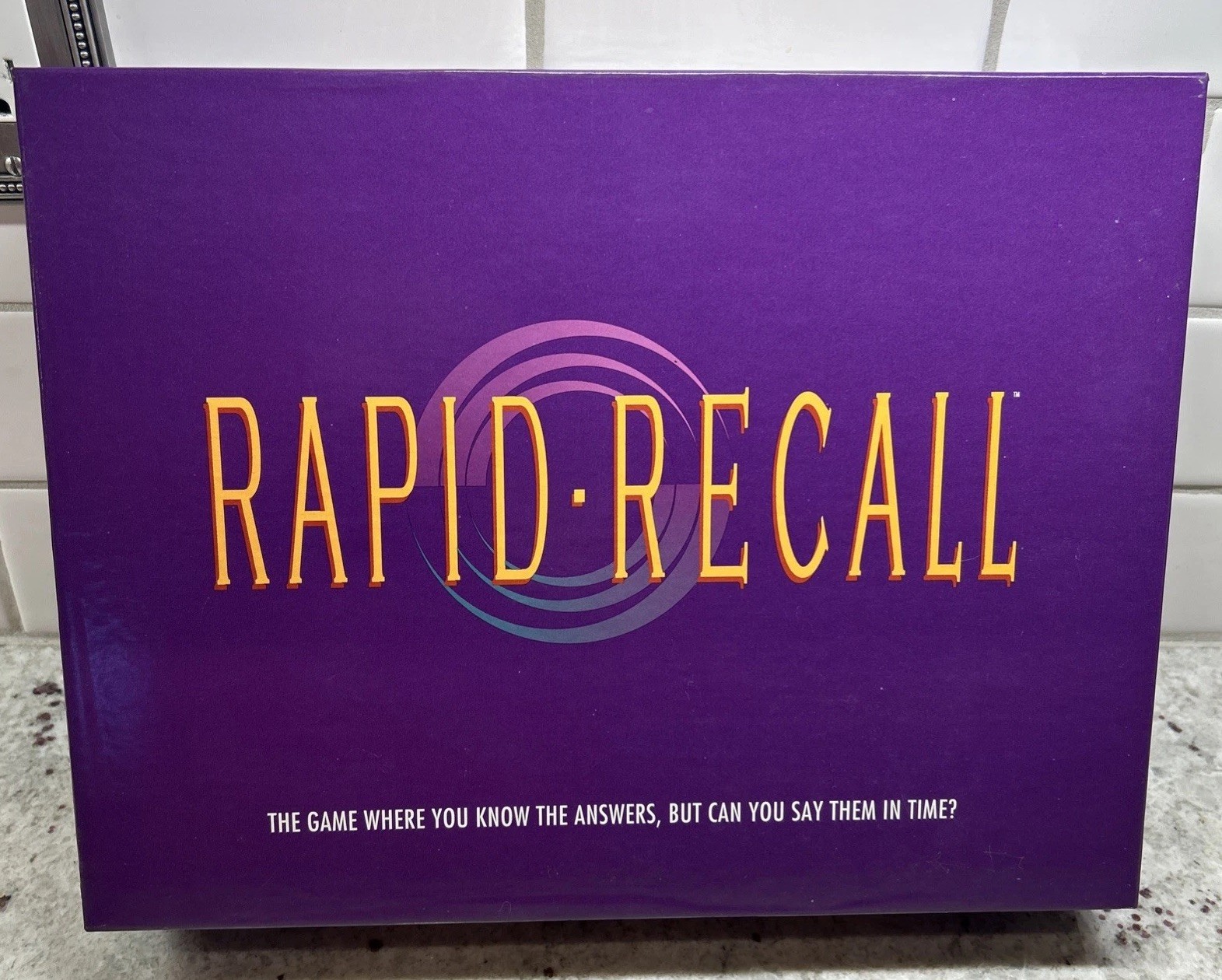 RAPID RECALL Board Game 1993 VINTAGE 100% COMPLETE 4+ Players
