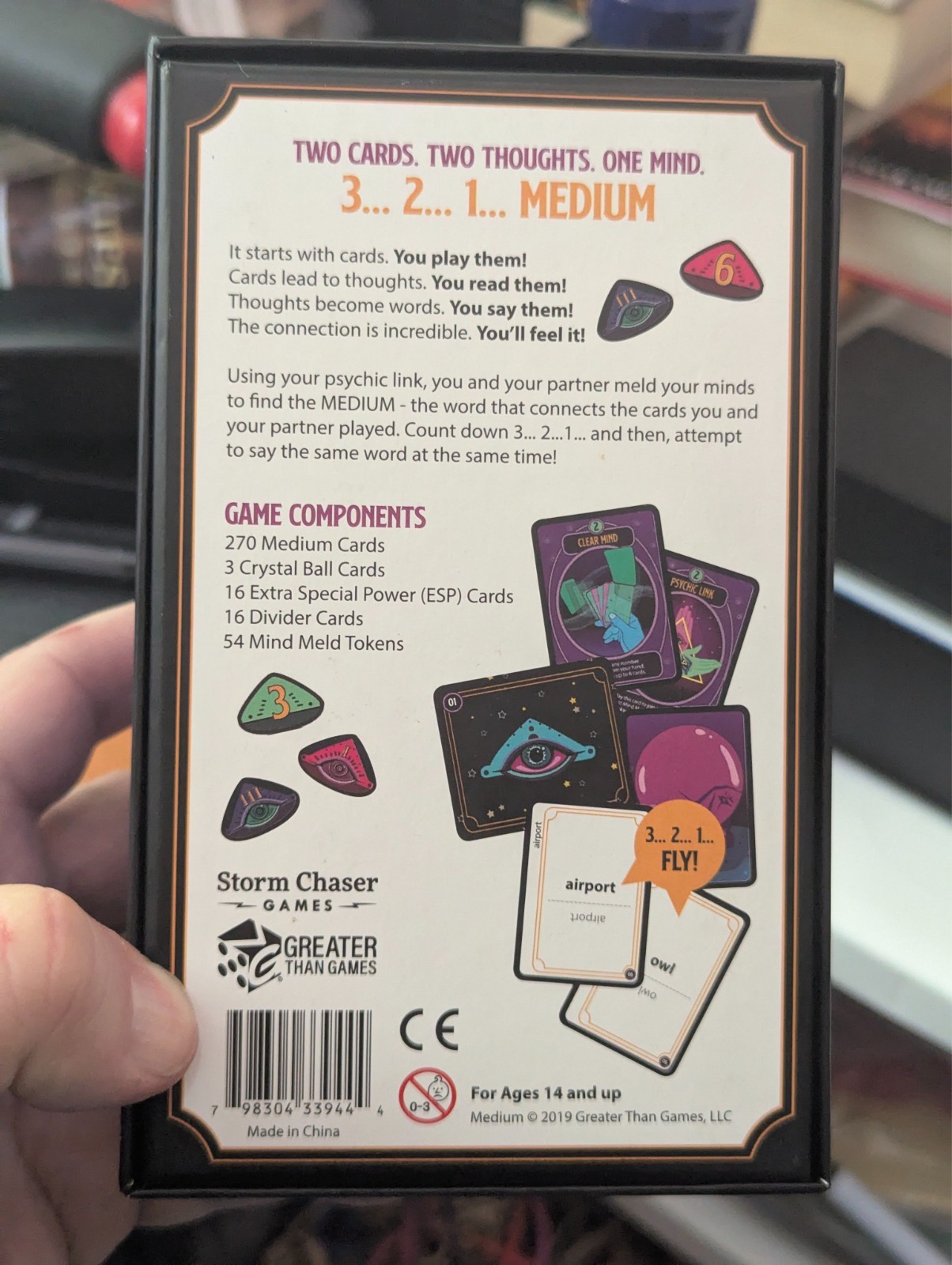 MEDIUM A Mind Reading Party Game by Greater Than Games 100% COMPLETE 2019