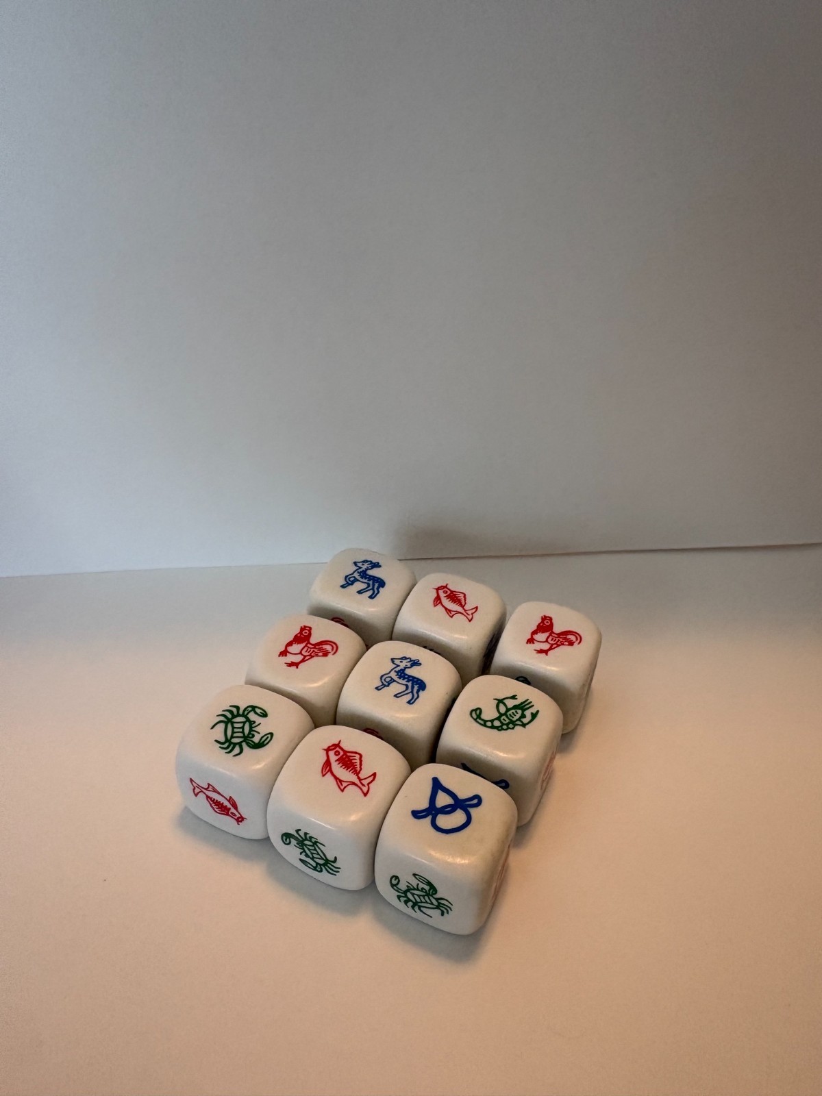 Bau Ca Tom Cua Animal Chess Game – Dice ONLY – 9 dice – NEW