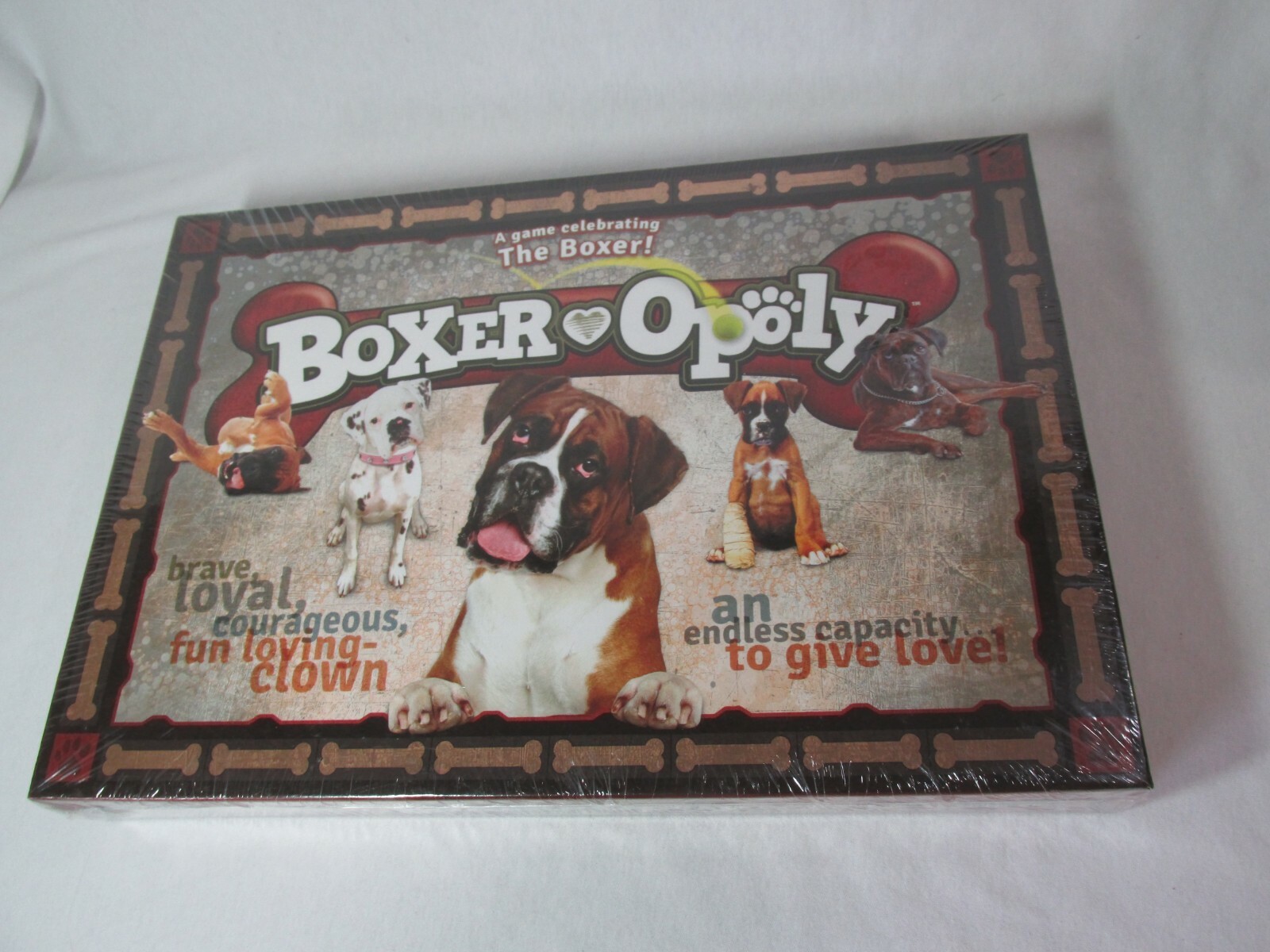 Dog Boxer-opoly Late for the Sky Boardgames Game – Family Game Dog Lovers – NEW