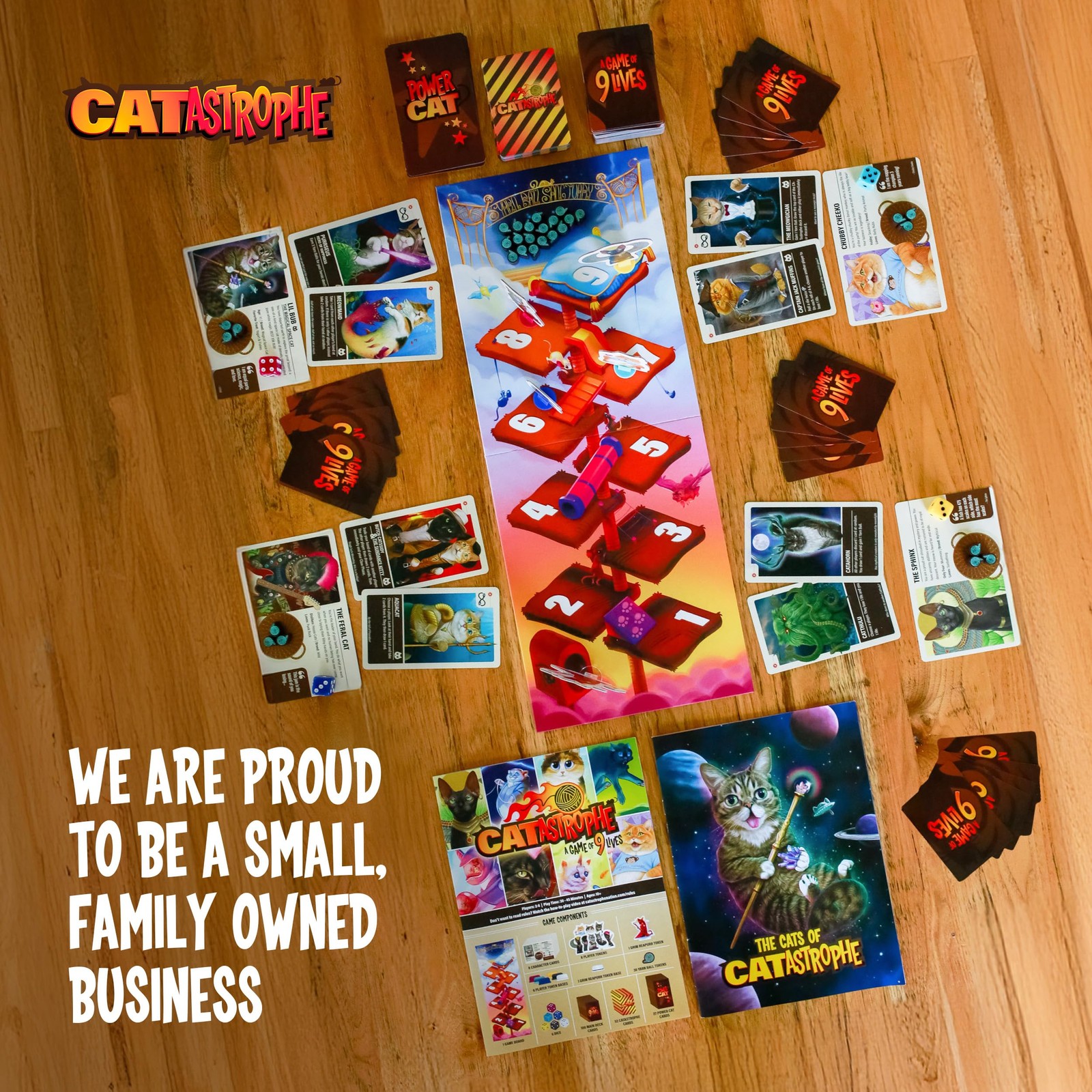 A Game of 9 Lives | The Purrfect Board Game for Family Night and Cat Lovers |…
