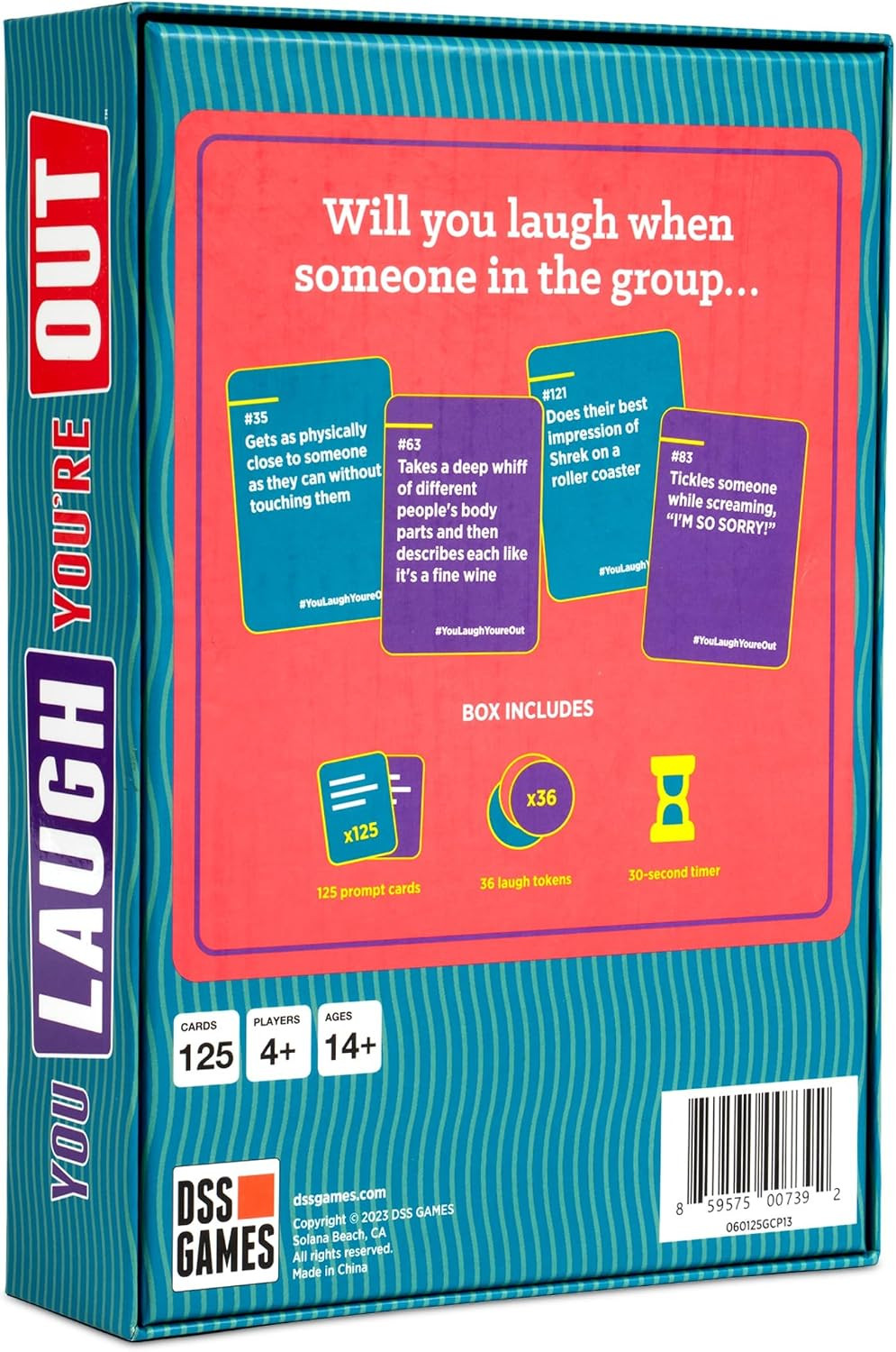 You Laugh You’Re Out [A Party Game with Hilarious Charades Family Card Games for