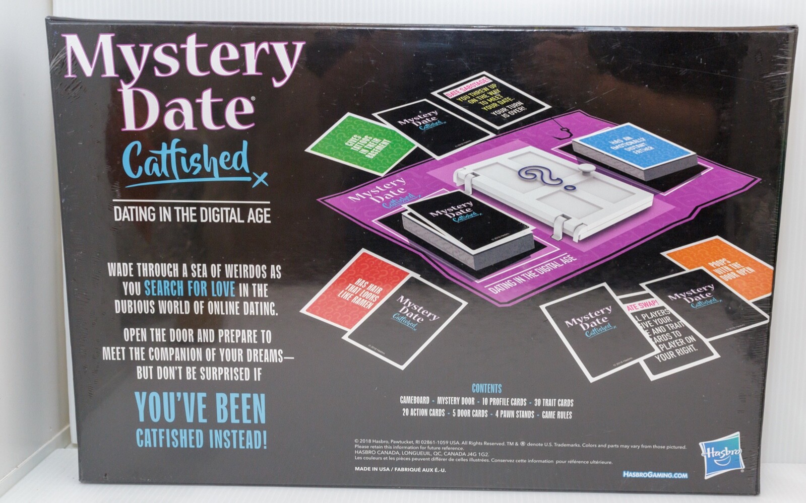 Hasbro Mystery Date Catfished Board Game for Adults Parody NEW SEALED