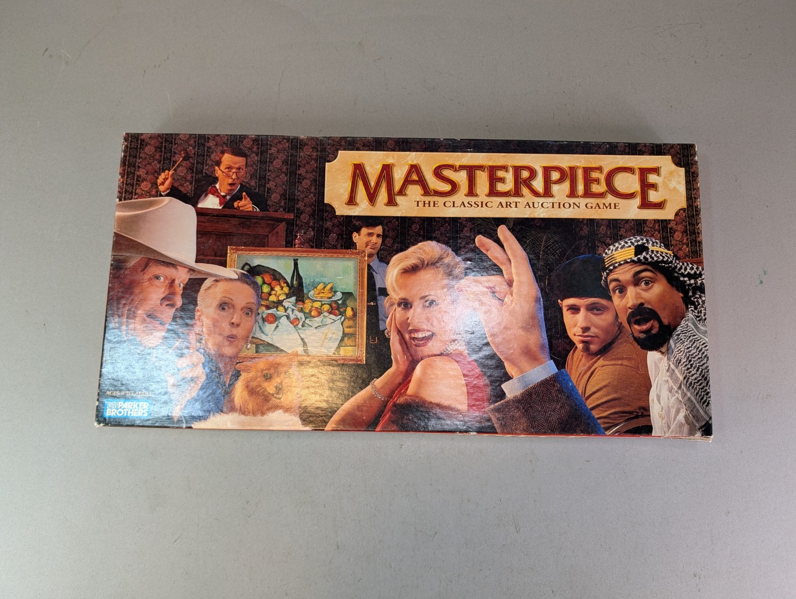 VINTAGE Masterpiece Art Auction Game COMPLETE Parker Brothers 1996 90s