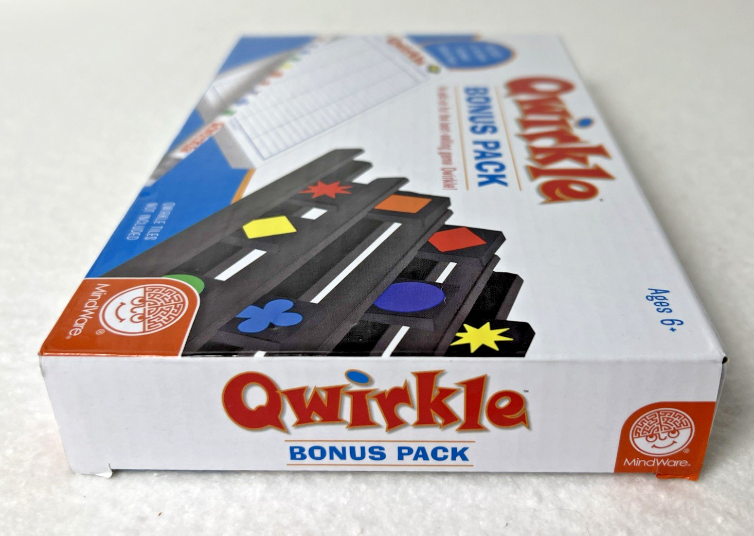 Qwirkle, BONUS PACK – Add-on Wood Tile Racks (4), Scorepad, Pencil – NEW sealed
