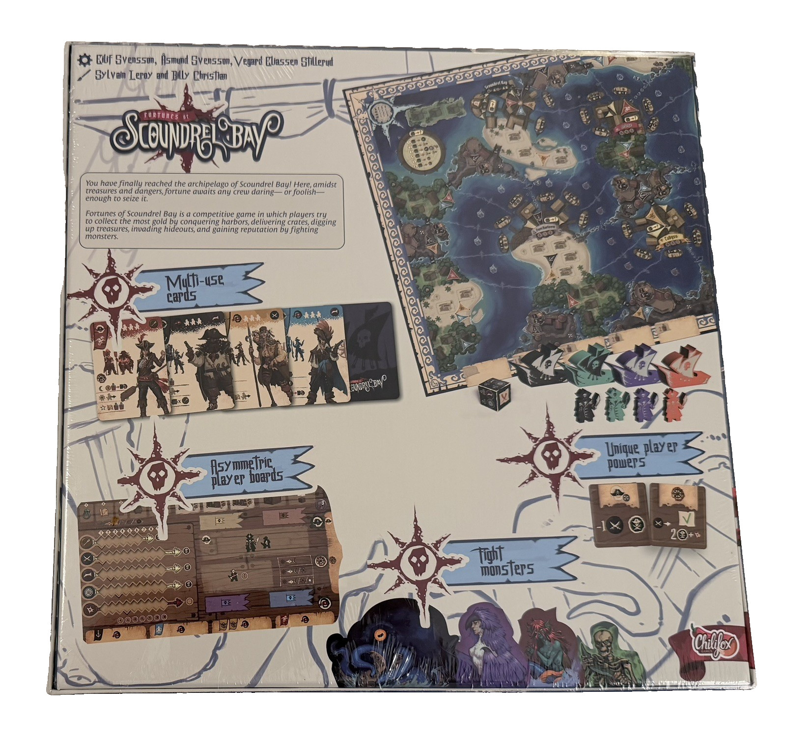 Fortunes of Scoundrel Bay Board Game – *NEW/FACTORY SEALED*