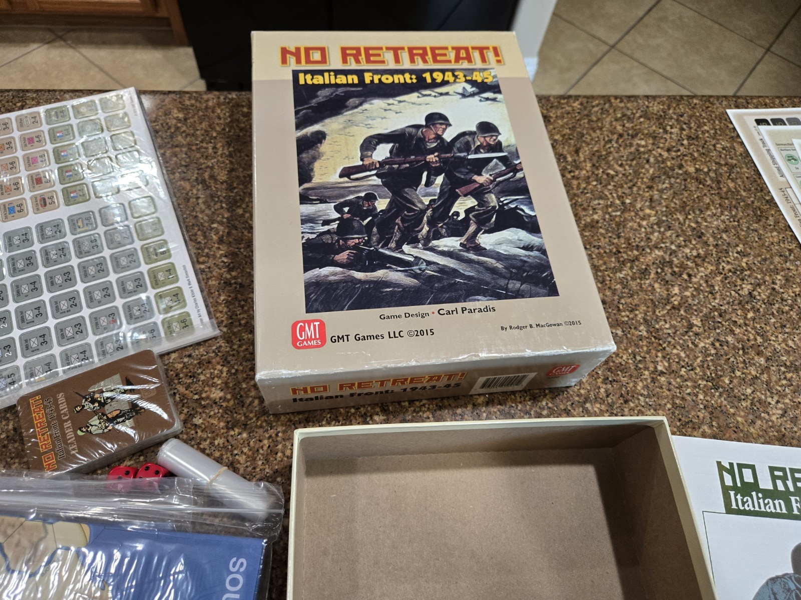 No Retreat Italian Front: 1943-45 GMT Games 1503 Unpunched