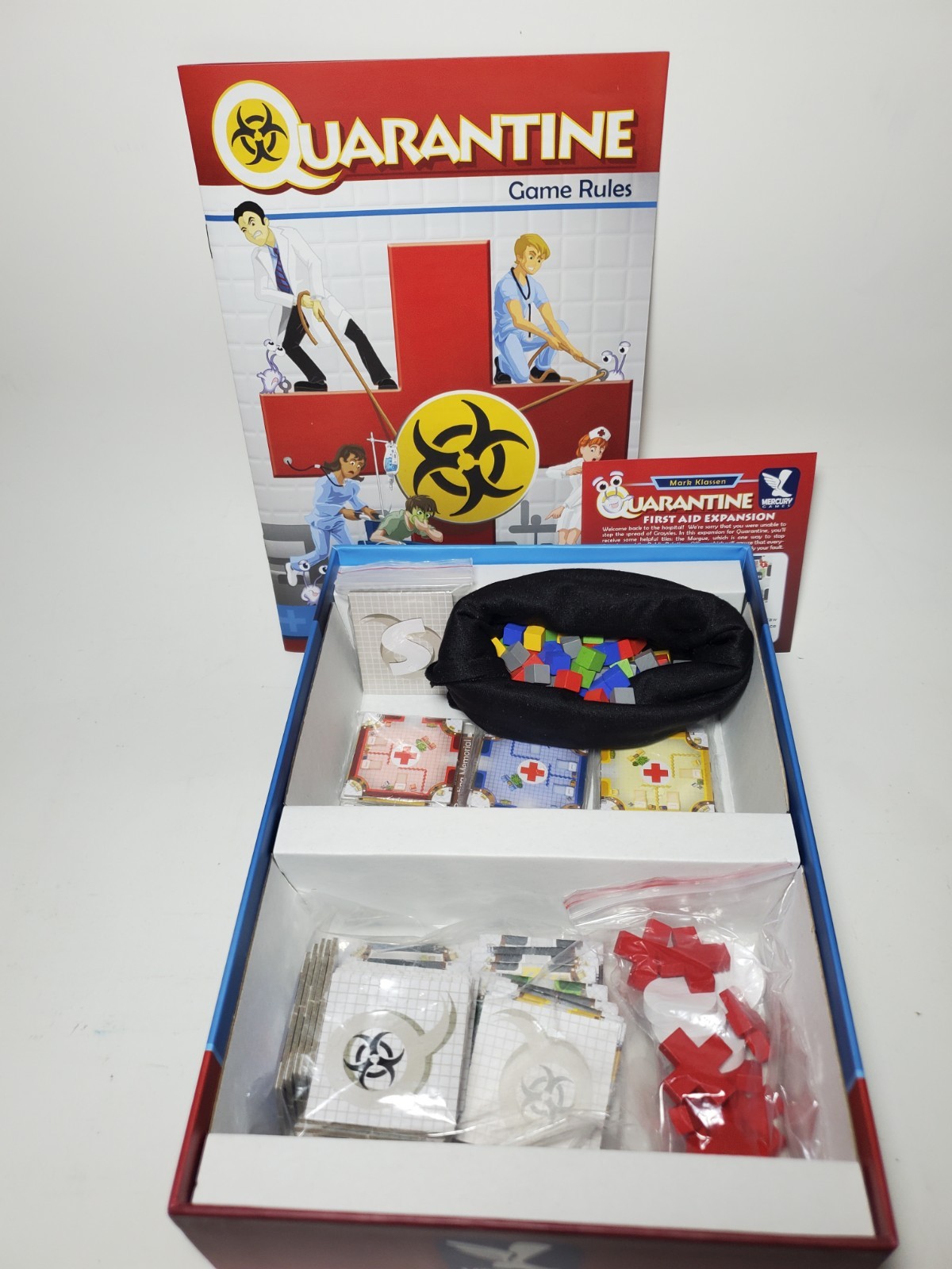 Quarantine Mercury Games Hospital Themed Board Game Complete N/M
