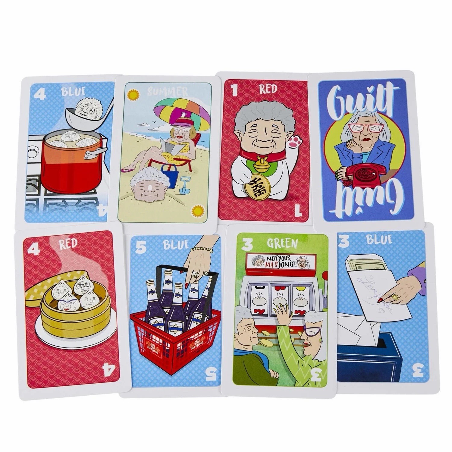 Not Your Ma’s Jong Party Card Game Hasbro Gaming Fast Paced Mahjong New